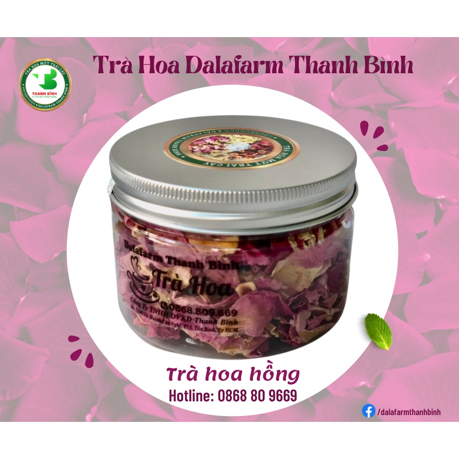 Trà Hoa Nguyên Vị Đóng Hộp ( Sơn Mật, Hoa Cúc, Hoa Hông Nụ, Hoa Đậu Biếc, Huyết Đằng, Tắc Vàng, Hoa Nhài. Kỳ Tử, Táo Đỏ)