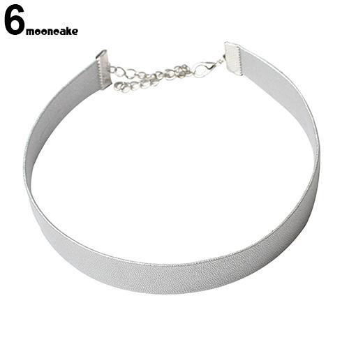 Vòng cổ choker giả da phong cách trẻ trung cá tính dành cho nữ