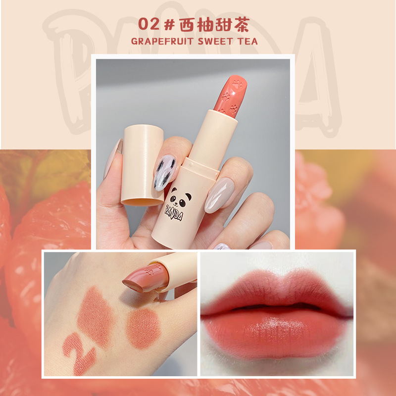 (Hàng Mới Về) Son Kem Lì Panda Năm Màu Lâu Trôi Không Phai Không Dính Cốc | BigBuy360 - bigbuy360.vn