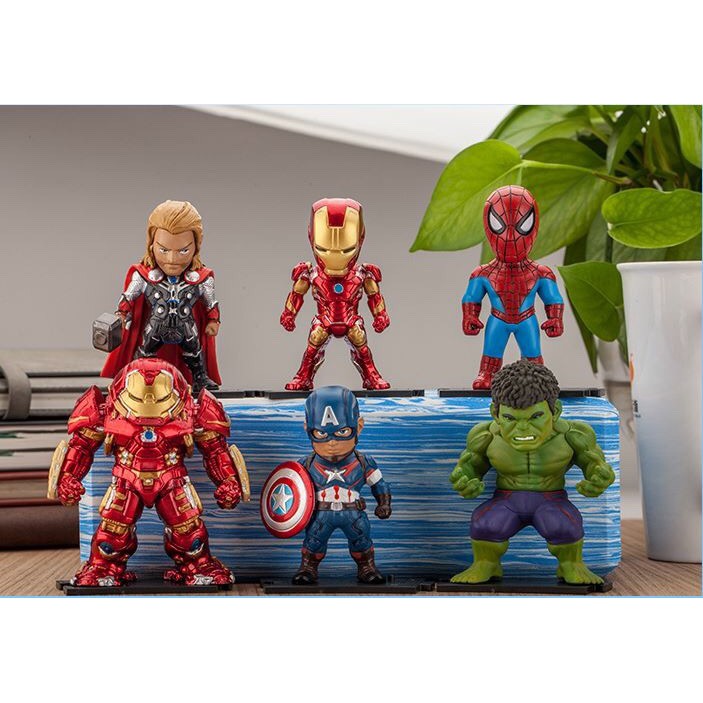 Mô hình siêu anh hùng AVENGERS - 6 nhân vật