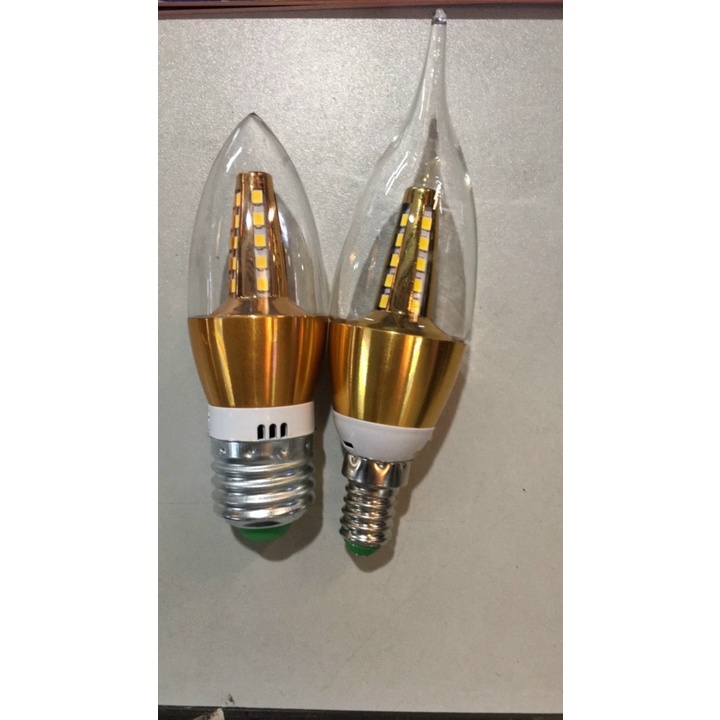 Bóng Đèn led nến ớt 5W - Vàng