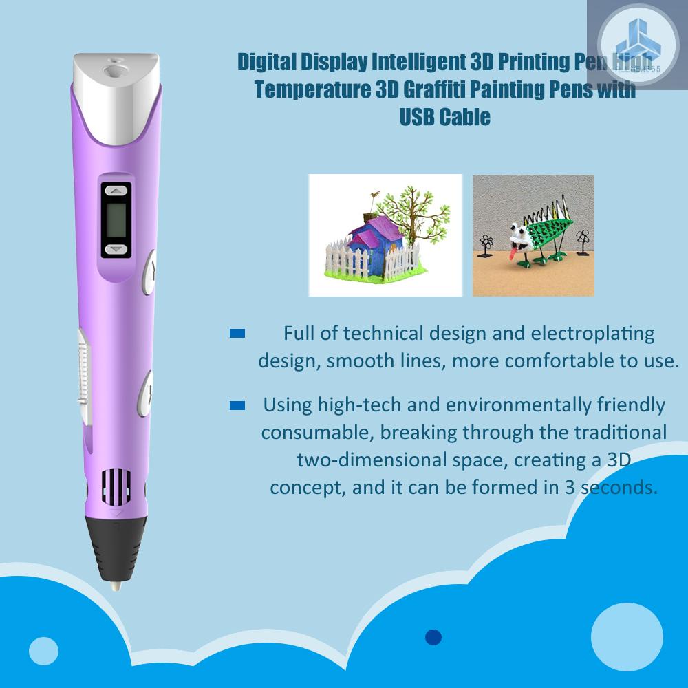 Bút In 3d Nhiệt Độ Cao Kèm Cáp Usb | BigBuy360 - bigbuy360.vn