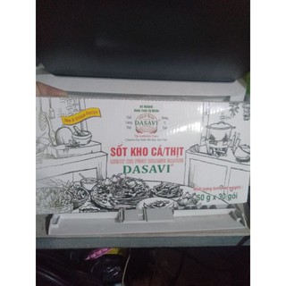 NƯỚC SỐT KHO CÁ/THỊT DASAVI( 1 gói 50gram)