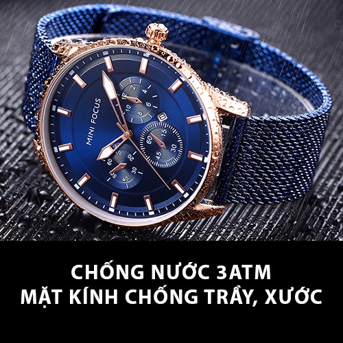 ĐỒNG HỒ NAM MINIFOCUS PHÁT SÁNG CHỐNG THẤM NƯỚC ( TẶNG PIN )