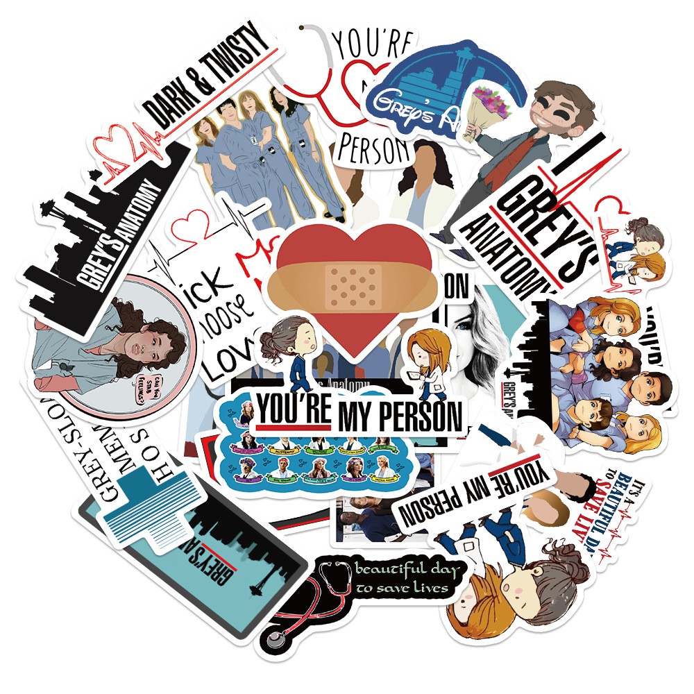 50 Miếng Dán Trang Trí Chống Thấm Nước Cho Ván Trượt