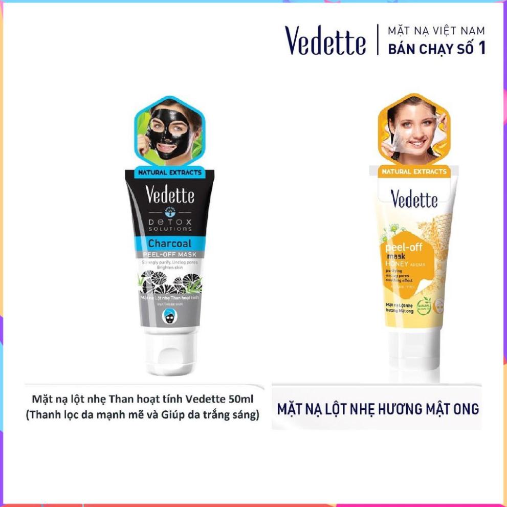 Mặt Nạ Lột Nhẹ 50ml Các Loại VEDETTE - Mịn màng và Dưỡng ẩm lâu dài