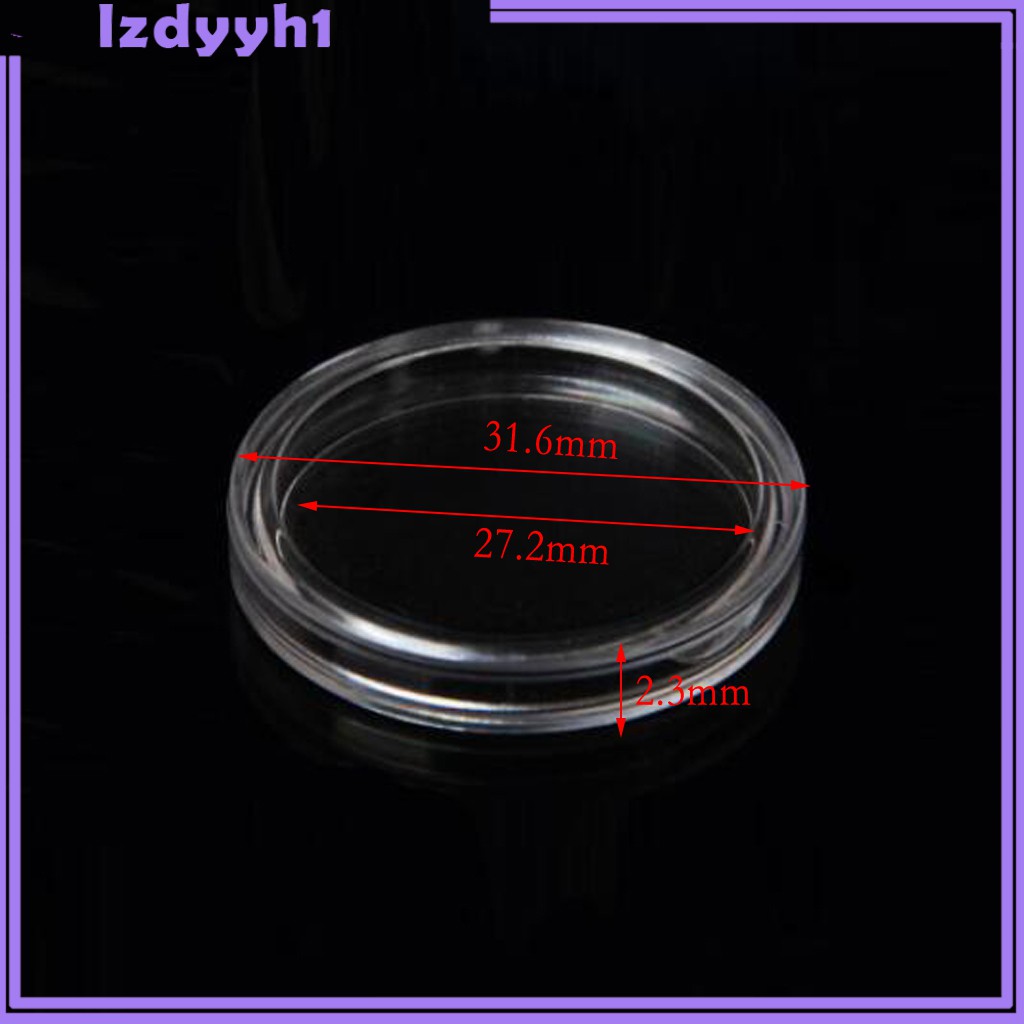 Set 100 Hộp Nhựa Đựng Tiền Xu JoyDIY Ốp