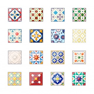 Decal gạch bông