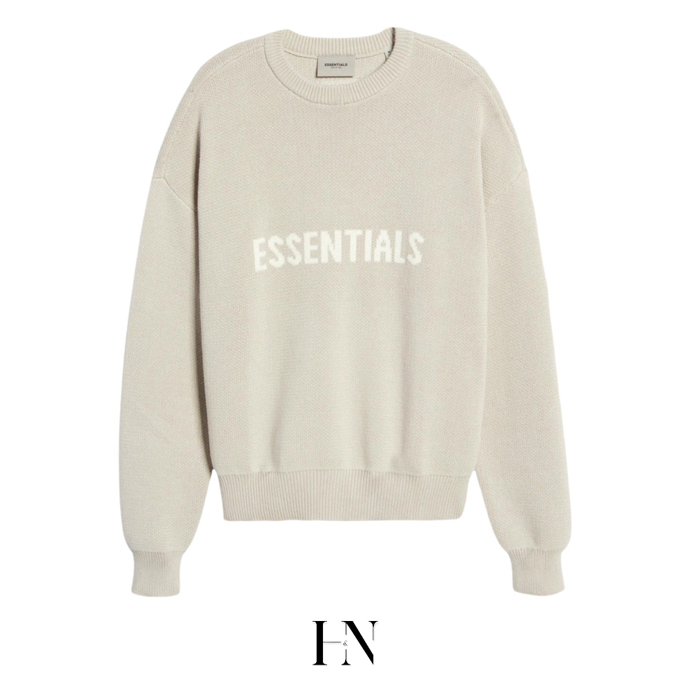 ÁO FOG ESSENTIALS KNIT SWEATER STONE