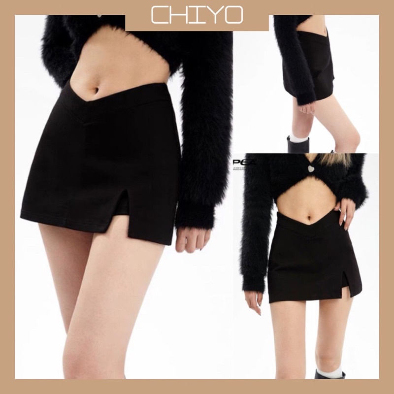 Chân Váy Kiểu Ulzzang Eo Chữ V Gợi Cảm V17