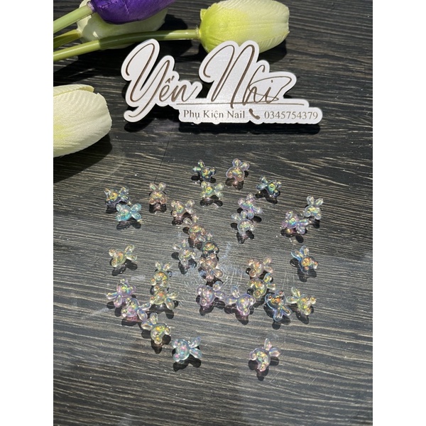 SET 30 PHỤ KIỆN THỎ TRANG TRÍ MÓNG