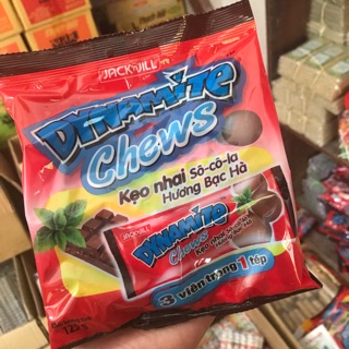 Kẹo Chew 3 Viên socola hươnh Bạc Hà 🍬🍬