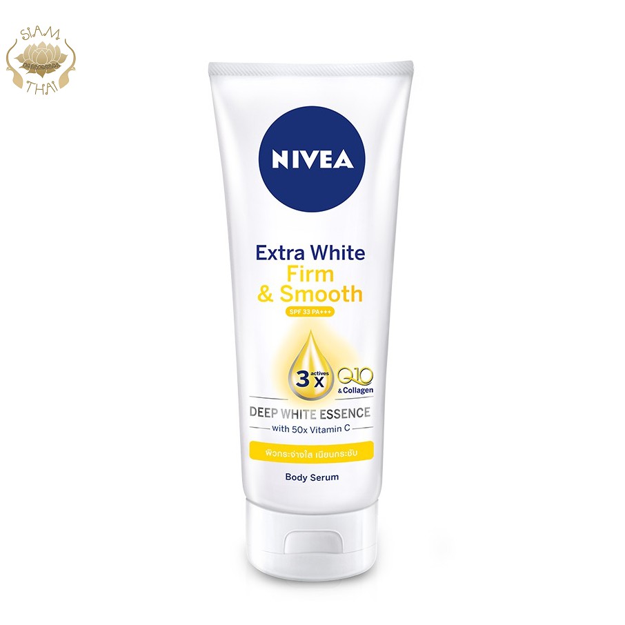 Body Serum Dưỡng Sáng Da NIVEA Extra White Firm và Smooth Skin Serum SPF33 320ml