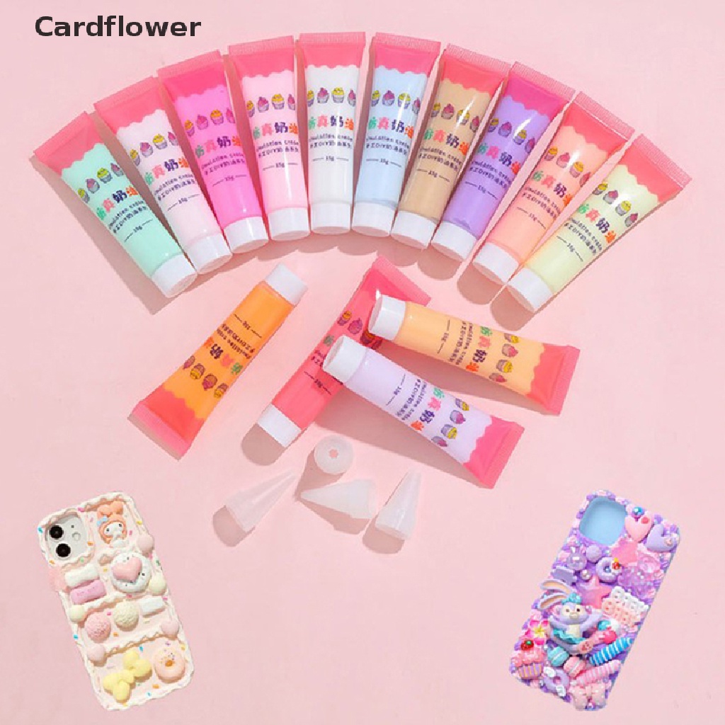 &lt; Cardflower &gt; Kem Gel Resin Giả Vỏ Điện Thoại Trang Trí DIY 15ml Giảm Giá