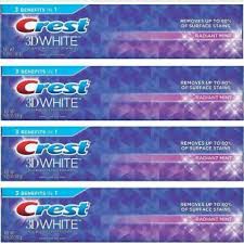 Kem Đánh Răng Crest 3D White Fluoride Mỹ, 5.4oz 153g,