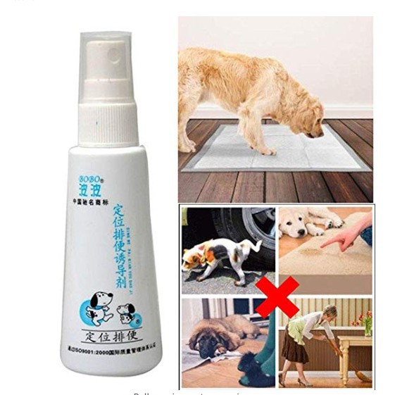[Mã PET50K giảm Giảm 10% - Tối đa 50K đơn từ 250K] Xịt Huấn Luyện Chó Đi Vệ Sinh Đúng Chỗ Bobo 60ml