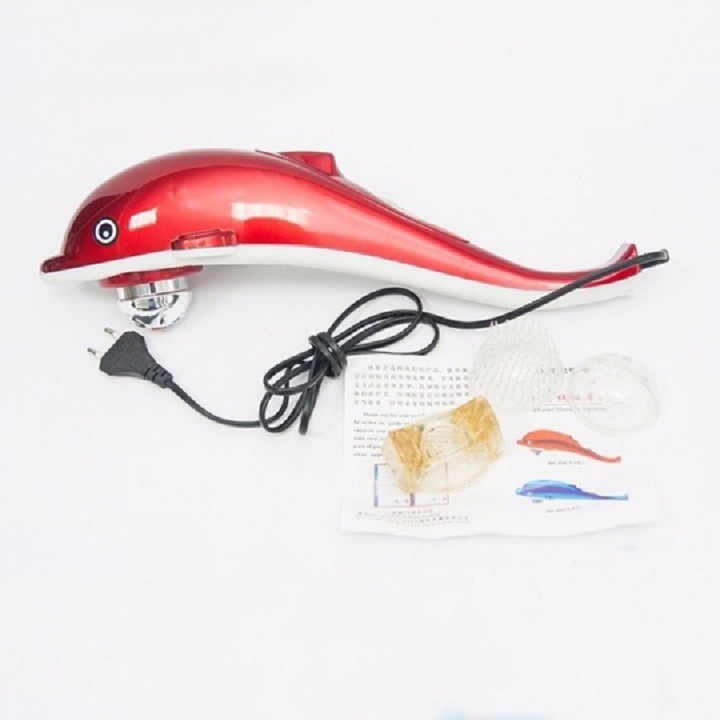 Máy massa cầm tay hình con cá heo 3 đầu