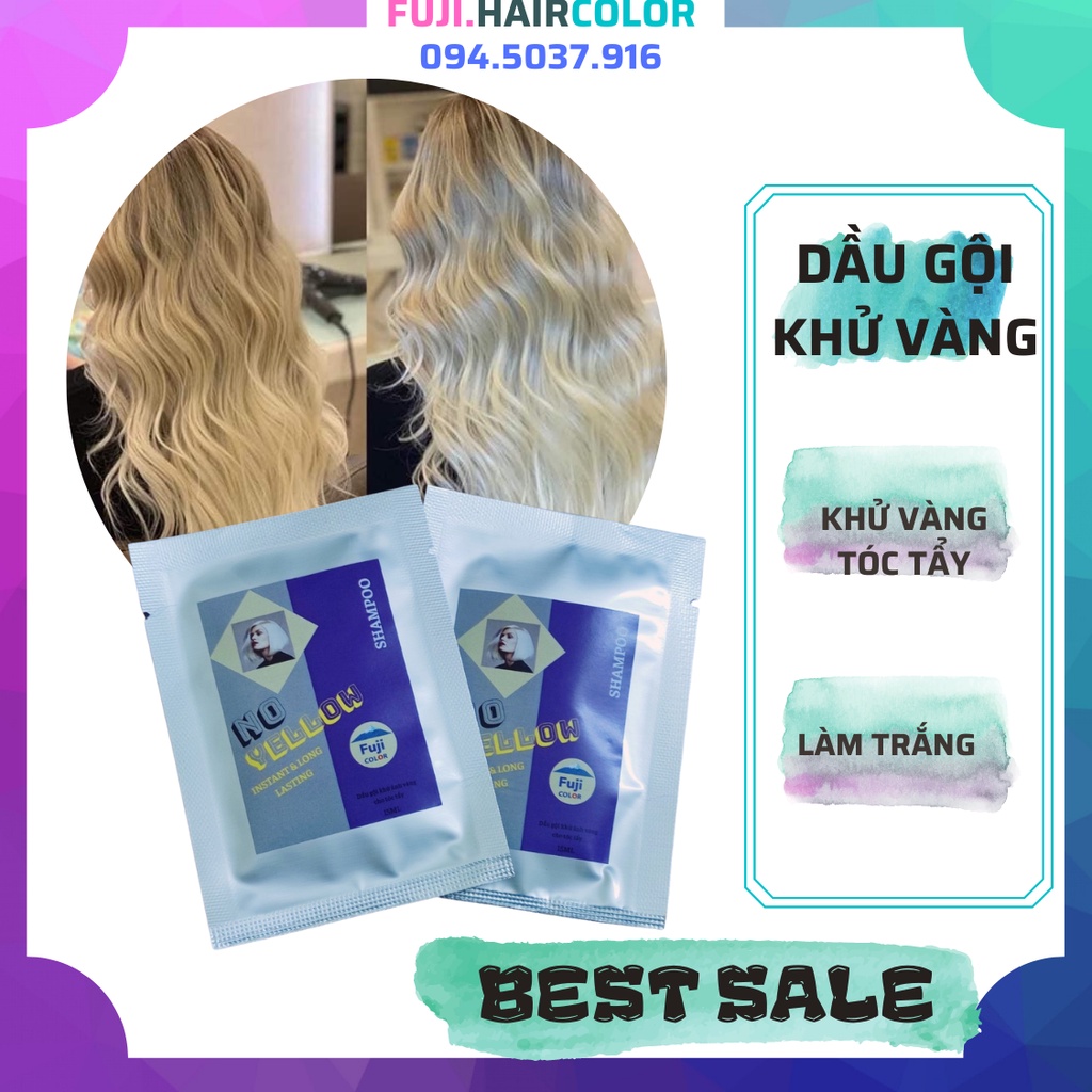 Dầu Gội Khử Vàng Fuji Color Mini Dùng Tại Nhà 15/50/100ml | BigBuy360 - bigbuy360.vn