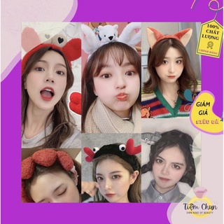Bờm cài tóc cua đỏ, hươu, cáo, gấu, mickey dễ thương - Tiệm Chun