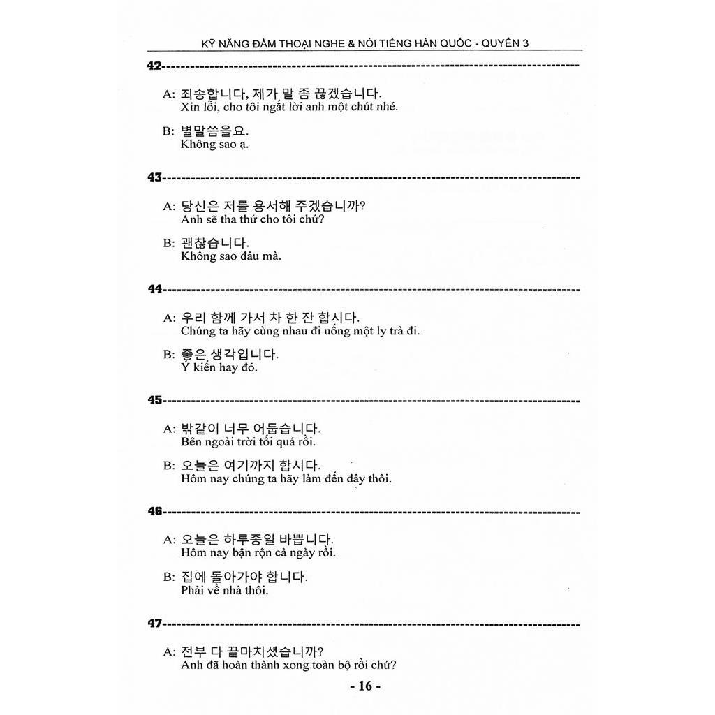 Sách Kỹ Năng Đàm Thoại Nghe & Nói Tiếng Hàn  - Kèm CD