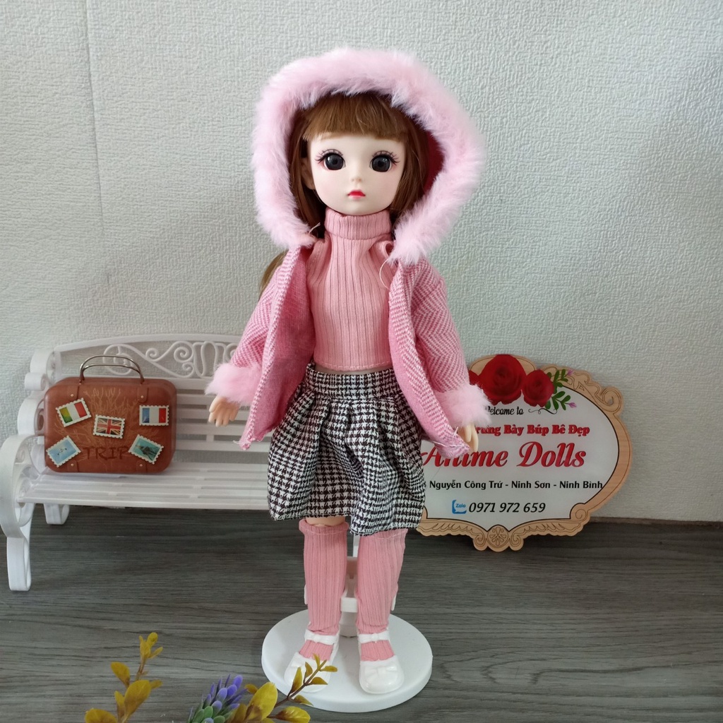 Các mẫu quần áo và váy thu đông  cho búp bê ANIME,baboliy 30cm