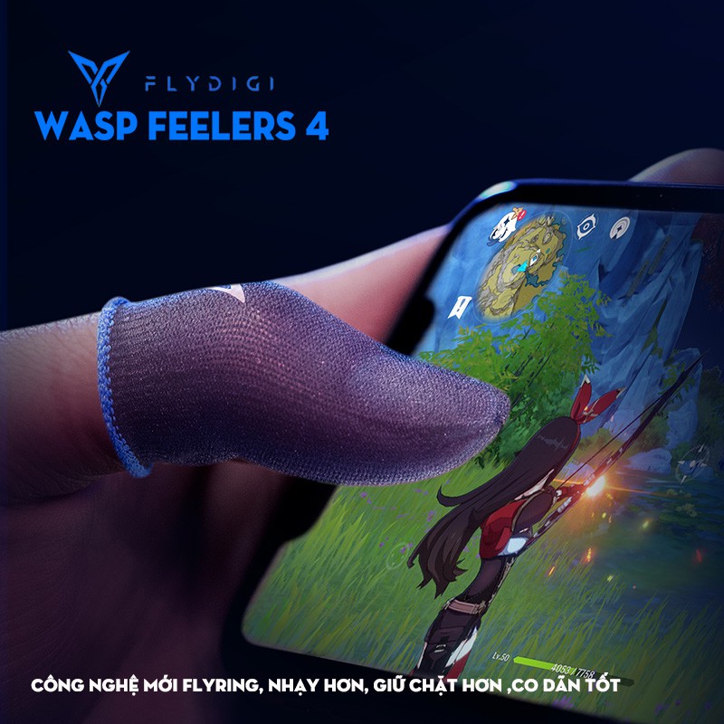 Flydigi Wasp Feelers 4 | Găng tay chơi game PUBG Liên quân chống mồ hôi cực nhạy, chính hãng | BigBuy360 - bigbuy360.vn