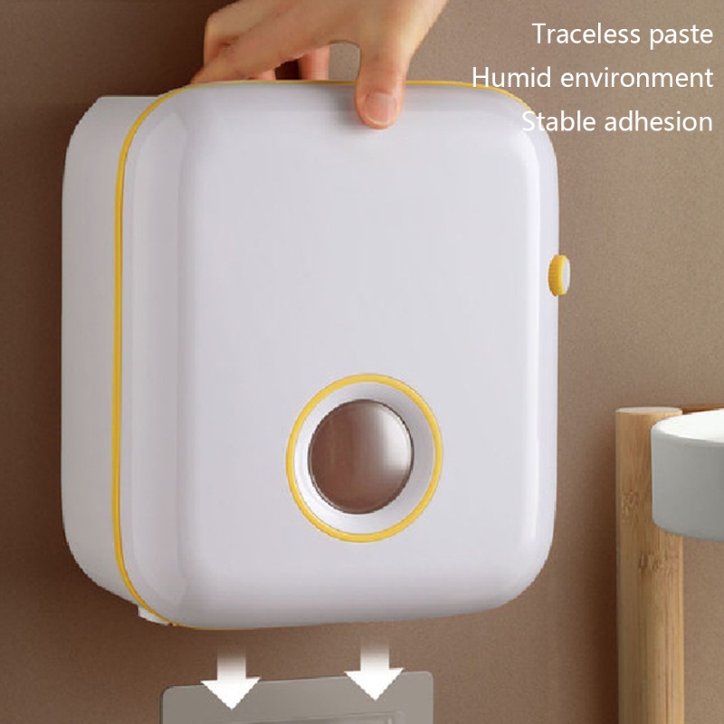 Hộp Đựng Cuộn Giấy Vệ Sinh Gắn Tường Đa Năng Tiện Dụng