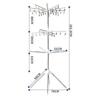CÂY PHƠI ĐỒ ĐA NĂNG INOX ( 60 kẹp)