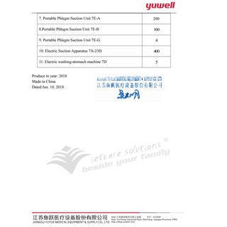 Máy hút đàm 2 bình Yuwell 7A-23D