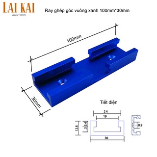 Ray trượt ghép góc vuông