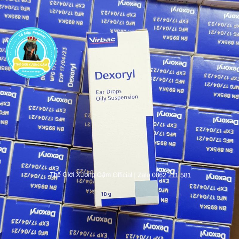 [CHÍNH HÃNG/HSD2023] VIRBAC DEXORYL DUNG DỊCH T RỊ VIÊM TAI CHO CHÓ MÈO 10G