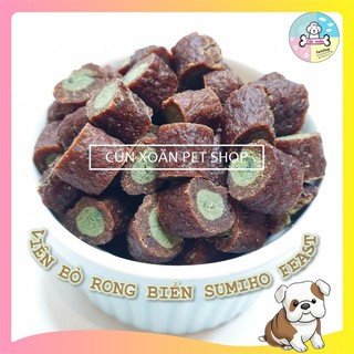 Bánh thưởng cho chó Sumiho Feast (Viên bò rong biển) (Túi 100gr) thức ăn cho chó từ 2 tháng tuổi