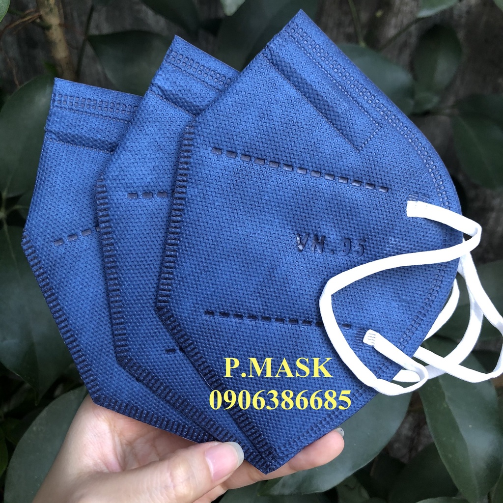 Khẩu trang Nam Anh VN95 FAMAPRO kháng khuẩn 10 cái/ hộp màu Trắng / Xanh / Xám / Rêu / Đen / Vàng Nhạt / Hồng