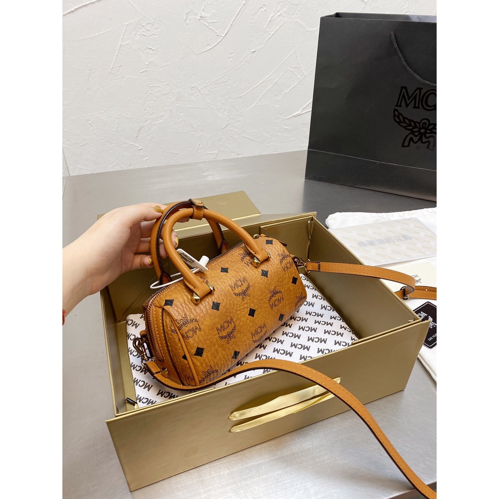 MCM Túi Đeo Chéo Phong Cách Vintage Hàn Quốc Thời Trang Cho Nữ