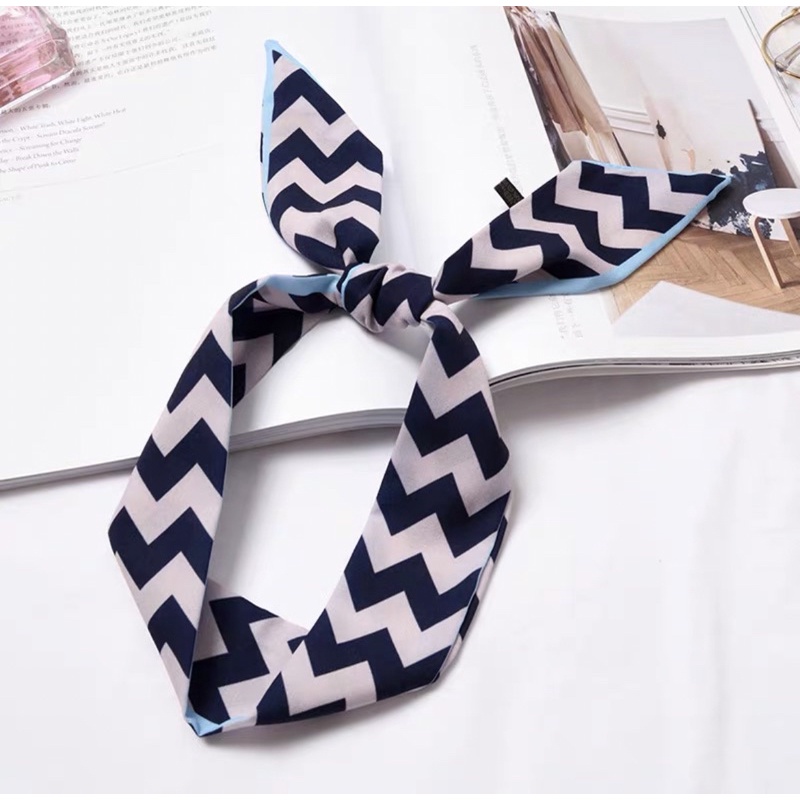 Khăn quấn túi xách in hoa văn lạ đa năng