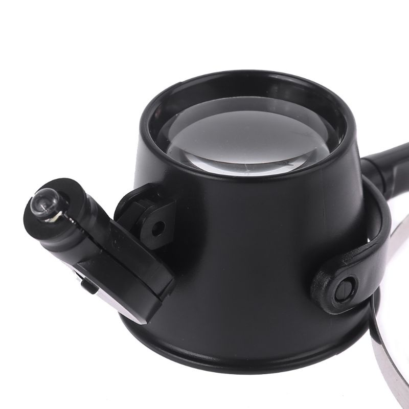 Kính Lúp Sửa Đồng Hồ / Trang Sức 15x Có Đèn Led