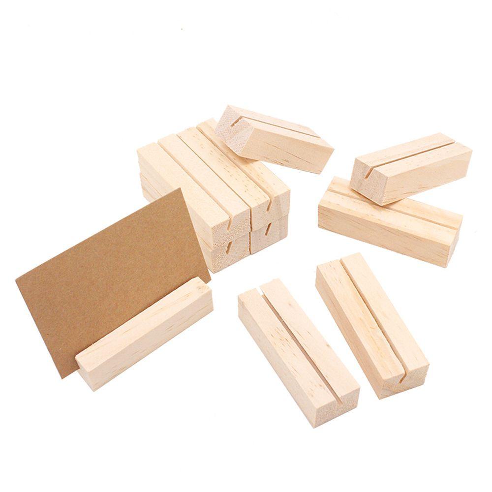 Set 1 / 3 Kẹp Ảnh Hình Tròn Bằng Gỗ Tự Nhiên Thời Trang