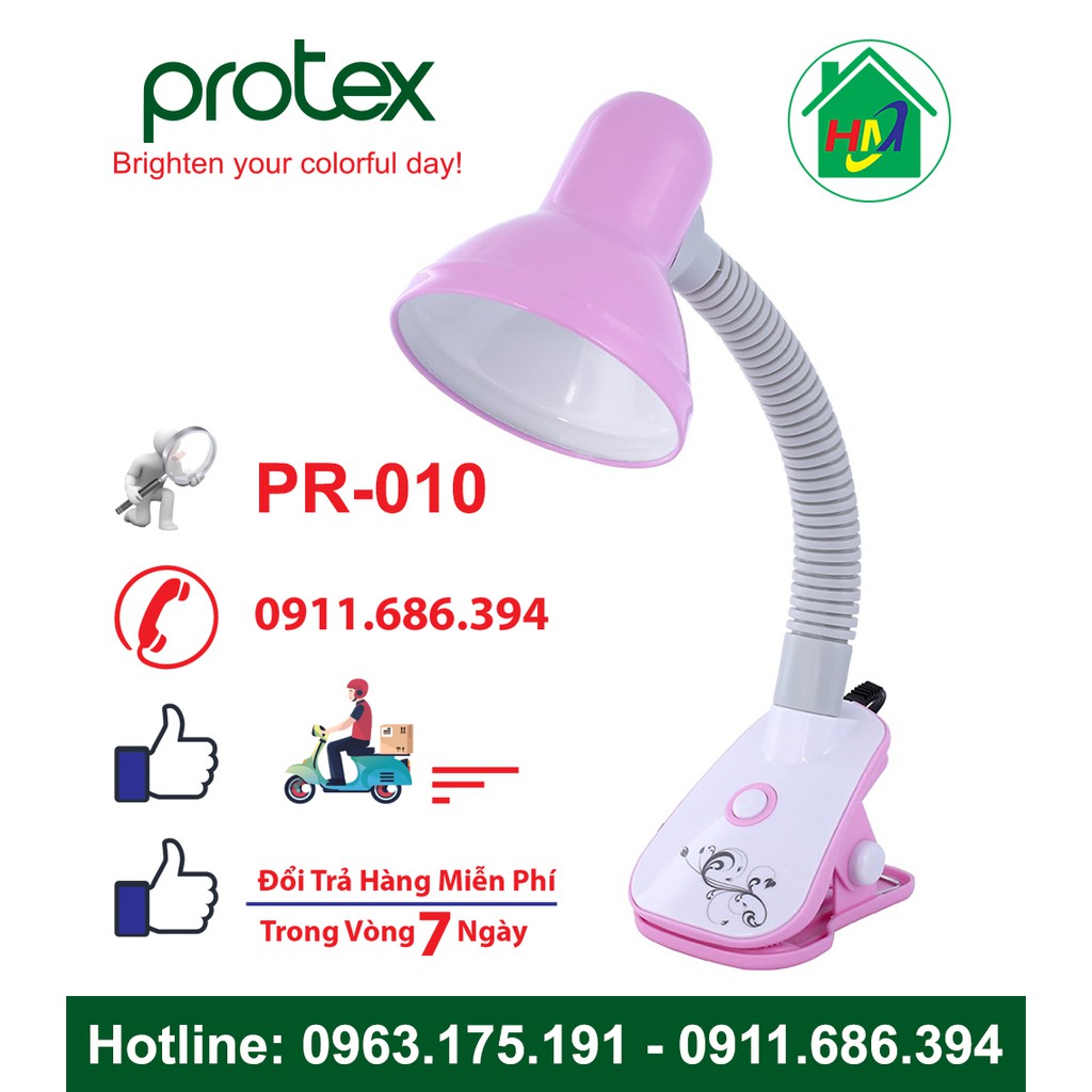 Đèn Học Chân Kẹp Bàn Protex PR-010