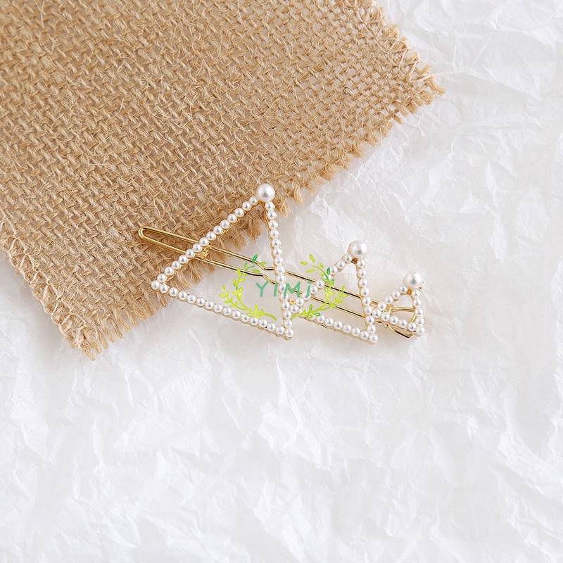 Kẹp Tóc Đính Ngọc Trai Nhân Tạo Phong Cách Hàn Quốc