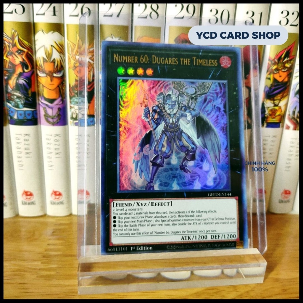 Thẻ bài Yugioh Chính Hãng Number 60: Dugares the Timeless – Ultra Rare