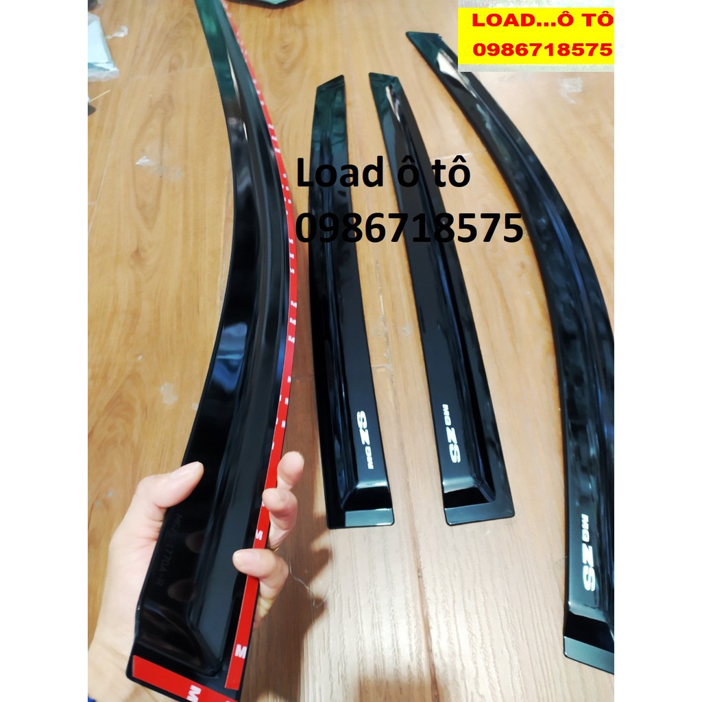 Vè Che Mưa, Viền Che Mưa Xe MG ZS, MG HS 2023-2020 Nhựa ABS Đen Bóng Cao Cấp