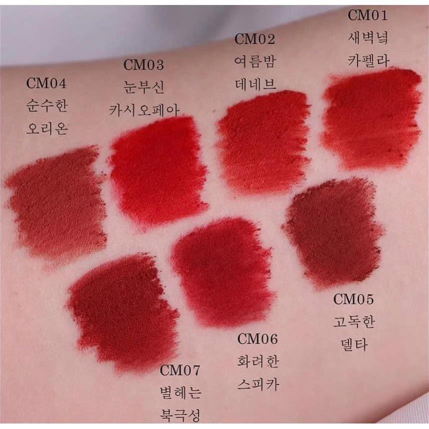 {FREESHIP TOÀN QUỐC} Son Black Rouge Cream Matt Rouge Color Chart Son Kem Lì | BigBuy360 - bigbuy360.vn