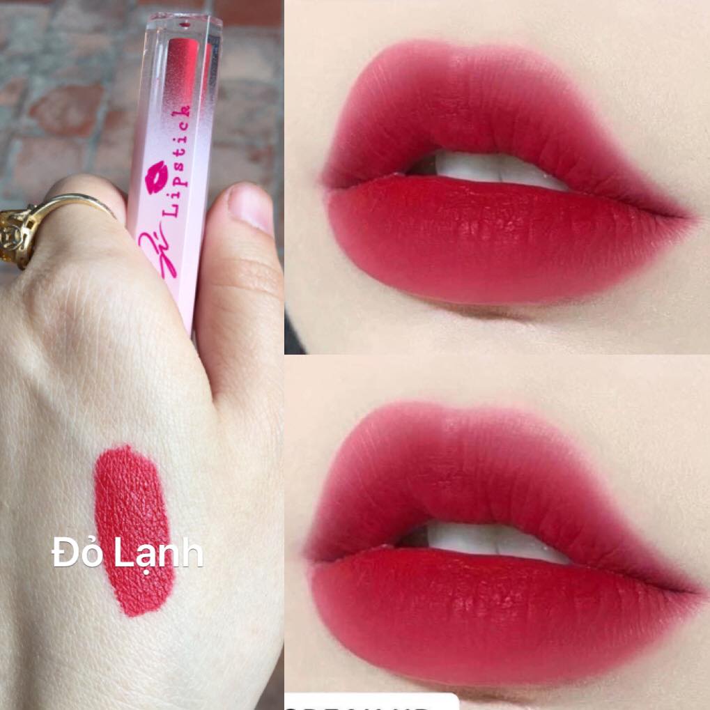 Son Handmade Si Lipstick Siêu Lì, Không Chì, Mềm Môi, Màu Đẹp