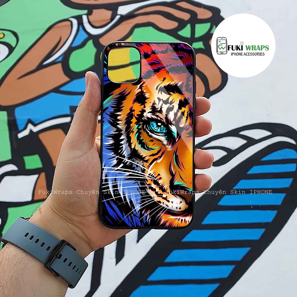 Ốp Lưng Kính Cường Lực / Case Hổ Chống Vỡ Dành Cho 13ProMax 12ProMax 11ProMax X XSMAX Fukishop