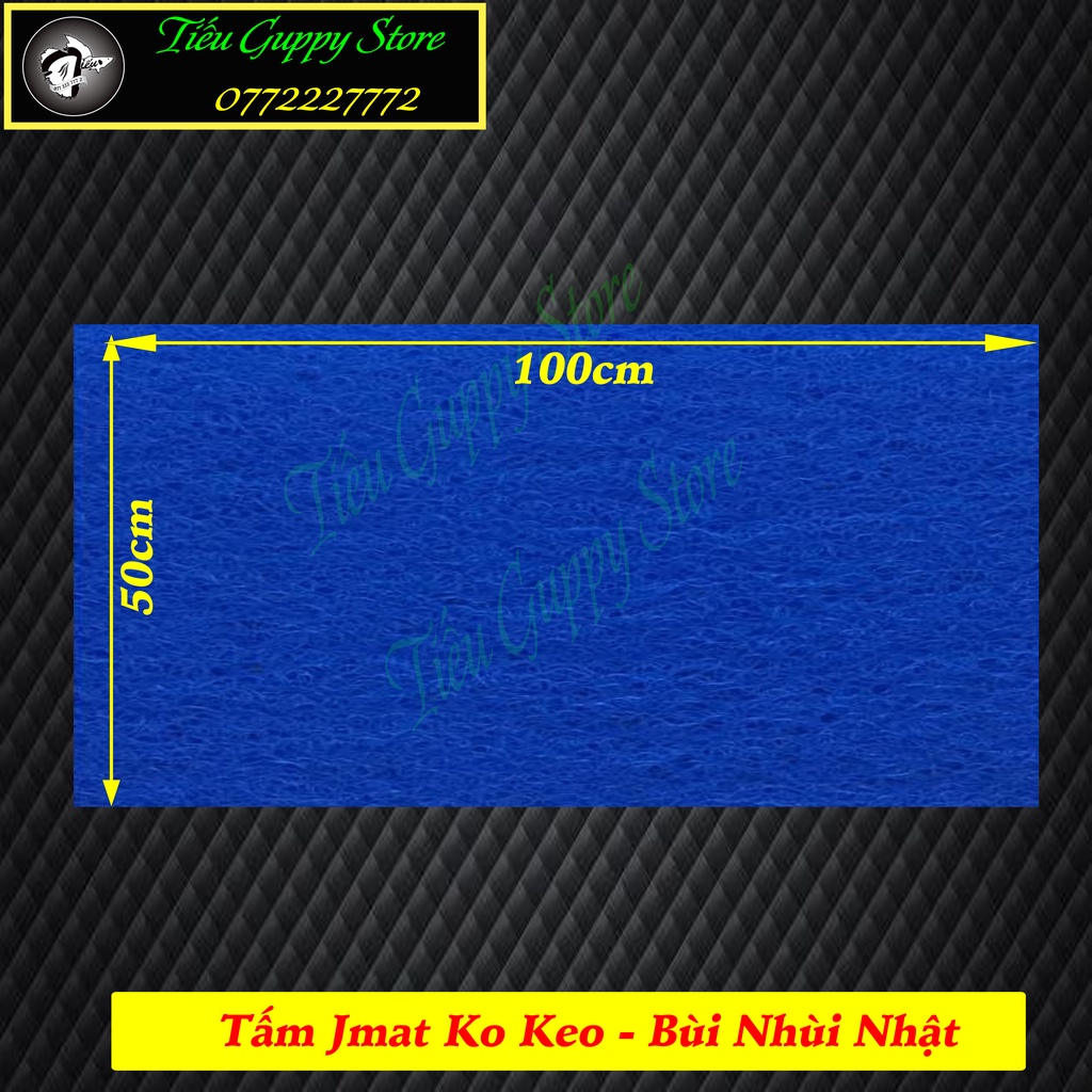 Tấm Lọc JMAT, Bùi Nhùi Nhật, JMAT Không Keo (KT 50x100cm) - Vật Liệu Lọc Tốt cho Bể Cá, Hồ Cá Koi, Hồ Cá Công Nghệ