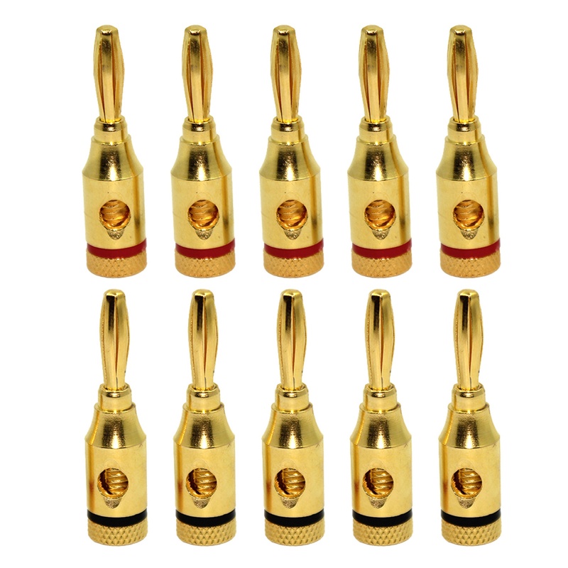 Set 10 Phích Cắm Bắp Chuối Mở 4mm / 0.16 '' Chuyên Dụng
