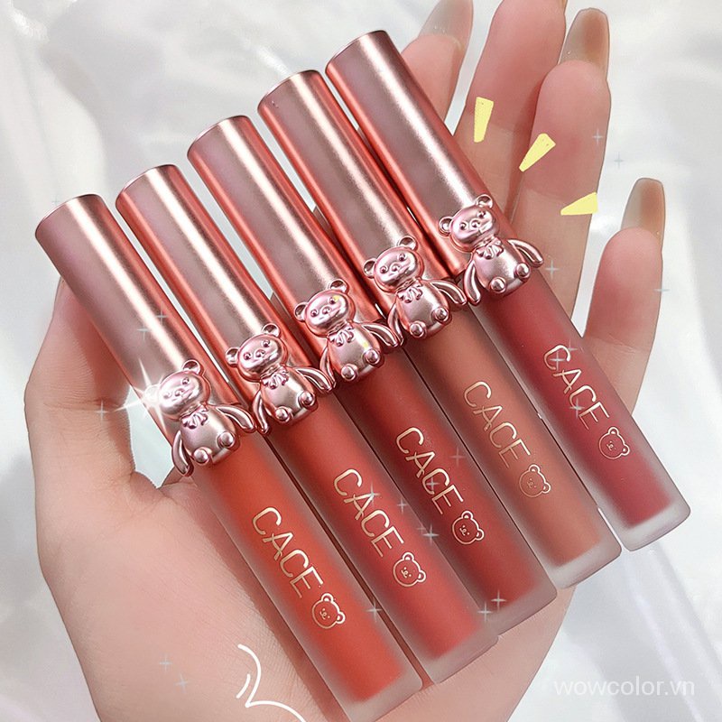 [Hàng mới về] Set 5 son kem CACE chất nhung lì lâu trôi kháng nước hiệu quả