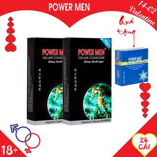 Bao cao su Powermen Longshock bộ 24 BCS 2CA13FRO3