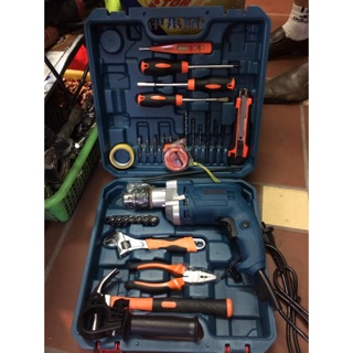 Bộ máy khoan đa năng nhiều chi tiết BOSCH GSB 13 RE SET