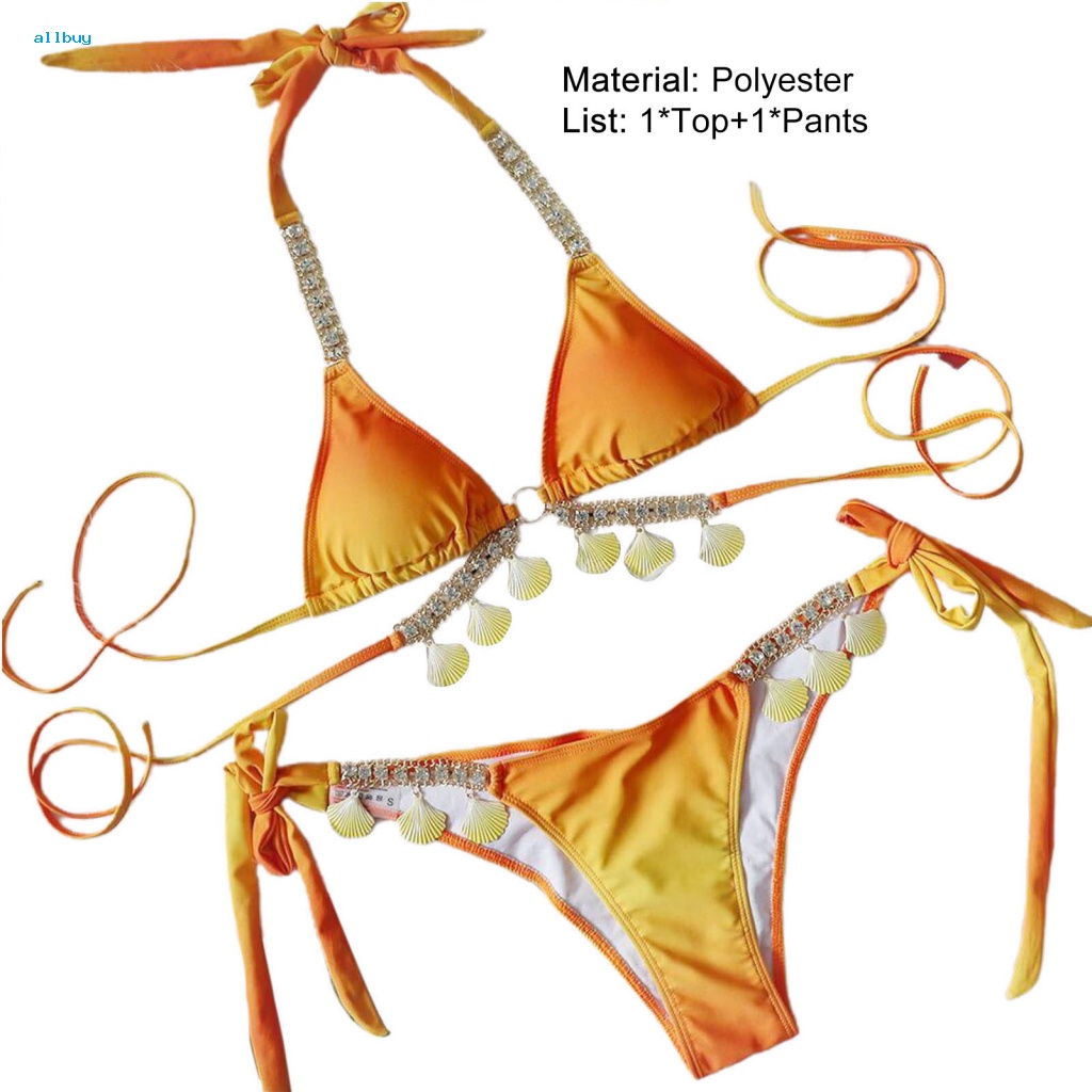 Allbuy Bộ Bikini 2 Chiếc Màu Gradient